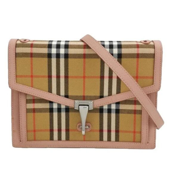 Burberry Macken Leather Shoulder Bag 499-060925